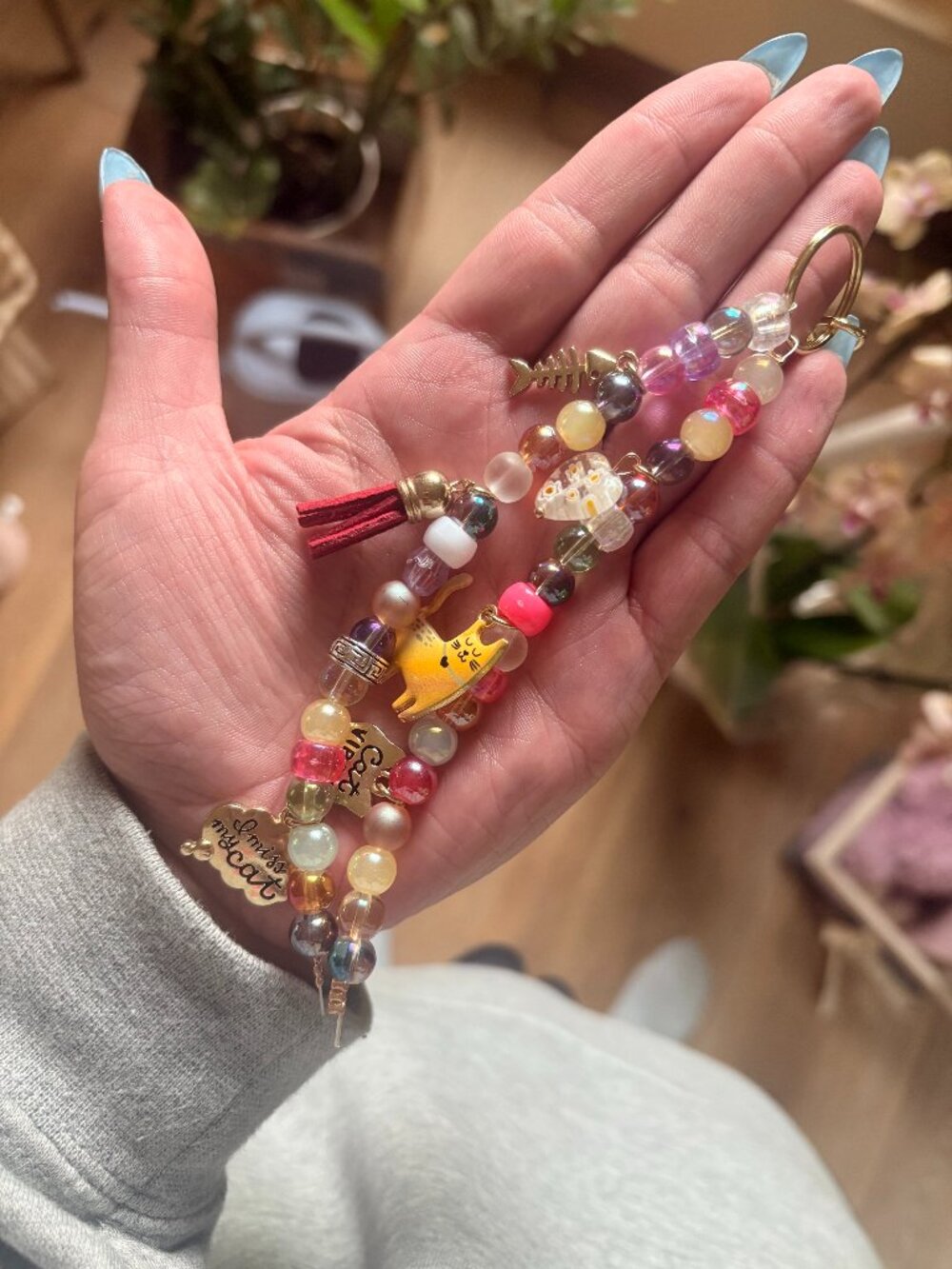Bag Charm - CAT THEMED (6 charms)